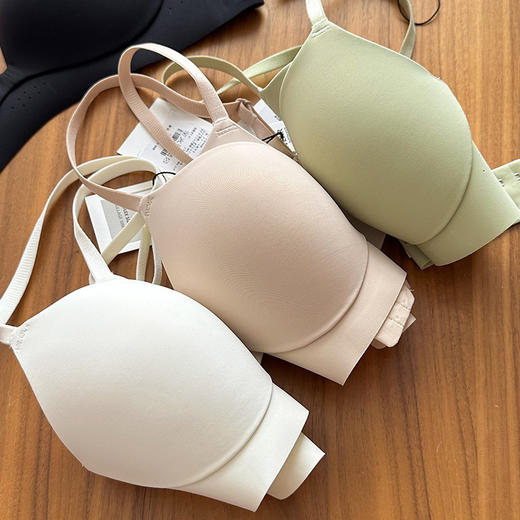 【饱满蜜桃胸】官网569！华歌er同款小胸显大蜜桃杯软支撑无钢圈聚拢文胸罩女性感无痕内衣收副乳美背 商品图3