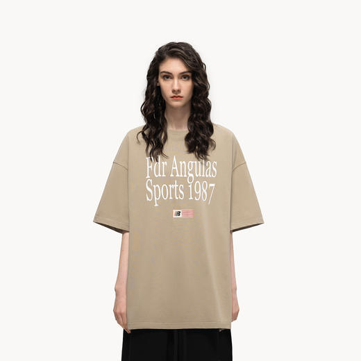 FDR官方店 旗帜1987印花运动情侣美式短袖t恤男女重磅潮牌体恤女 商品图3