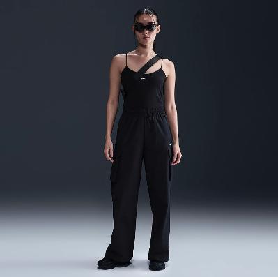 【耐克】B座5楼 Nike耐克官方运动2025春女梭织长裤 HM6977-010 商品图3