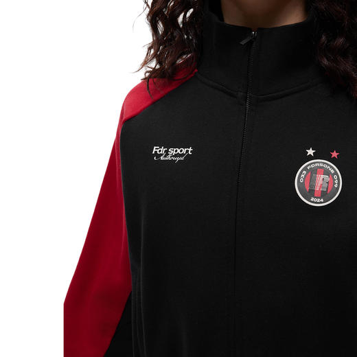 FDR官方店 徽章织带撞色拼接夹克外套女秋季辣妹修身薄款开衫上衣 商品图3