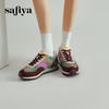 预售10天|Safiya/索菲娅2025复古百搭拼色透气轻便休闲运动阿甘鞋SFD1112073 商品缩略图7