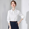 IWY/新款白色长袖衬衫女气质通勤工装职业正装商务面试百搭内搭AB195 商品缩略图0