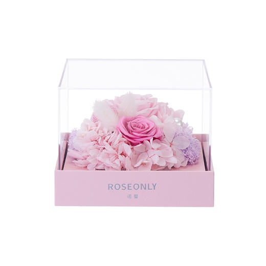 ROSEONLY 诺誓THE PINK 至亲挚友系列 方形 予她 繁花 永生花 商品图4