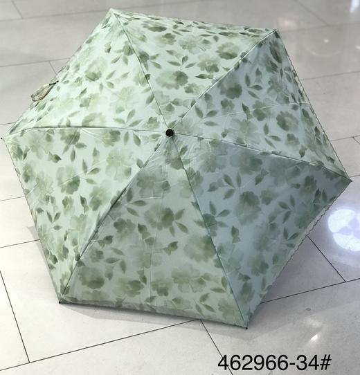 优品堂『墨羽』五折双层超轻肤感软糯布黑胶遮阳伞 商品图8