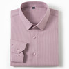 【含蚕丝】罗蒙春秋男士纯色长袖衬衫商务休闲通勤舒适经典百搭翻领男衬衣 商品缩略图3