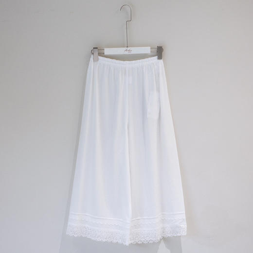 Rei 两色棉拼蕾丝裤 商品图0