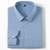 【含蚕丝】罗蒙春秋男士纯色长袖衬衫商务休闲通勤舒适经典百搭翻领男衬衣 商品缩略图5