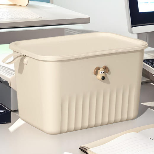 新款收纳箱家用塑料整理箱衣服大容量储物箱子零食玩具收纳盒带盖 商品图0