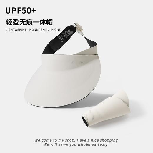 【无感超轻❗️无痕一体防晒帽】可折叠收纳，全脸防晒，轻盈不勒头！夏季时尚休闲空顶帽大帽檐太阳帽子 商品图6