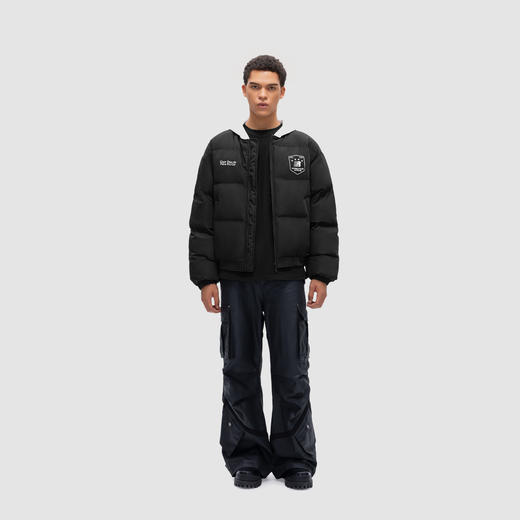 FDR 国潮高街连帽棉衣棉服男女秋冬季加厚美式情侣上衣面包服外套 商品图2