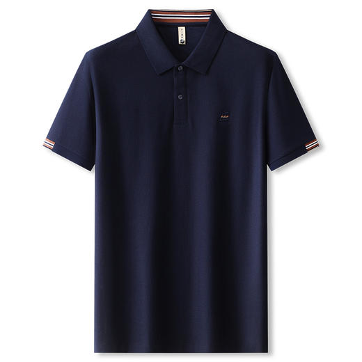 【棉质】【DG】大依优型加肥加大码短袖POLO衫体恤夏季翻领打底衫胖子宽松休闲棉质上衣男士 商品图4