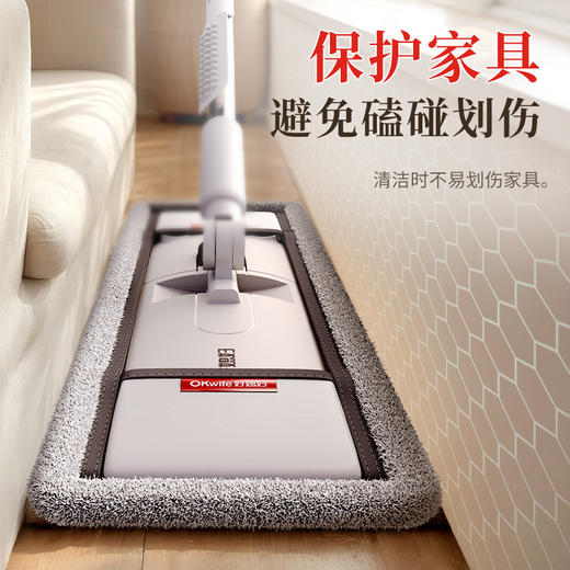 好媳妇平板拖把官方正品家用木地板懒人墩布一拖净干湿两用布套式 商品图4