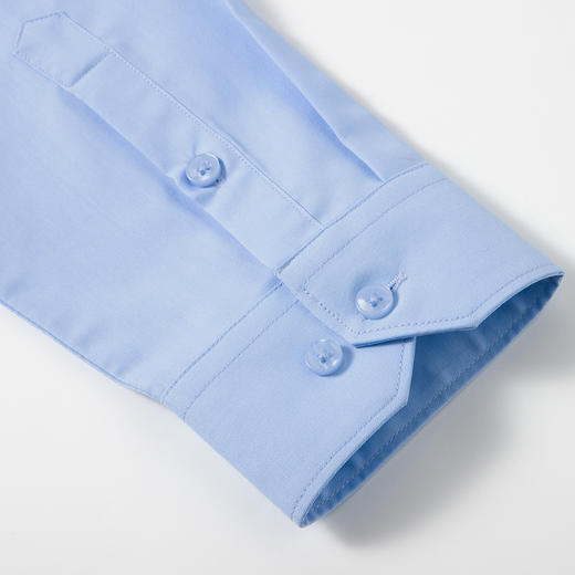 【莱赛尔弹力面料】罗蒙春秋男士经典翻领纯色长袖衬衫舒适百搭通勤上班职业男衬衣 商品图8