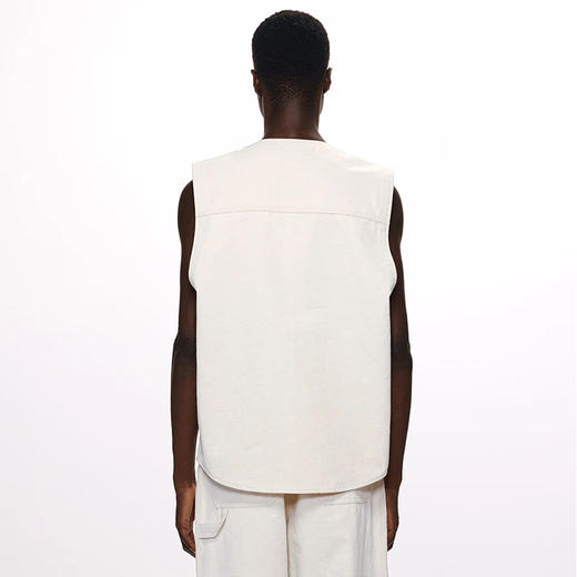 marka ENGINEERED VEST 土耳其有机棉复古工装拉链马甲 商品图2