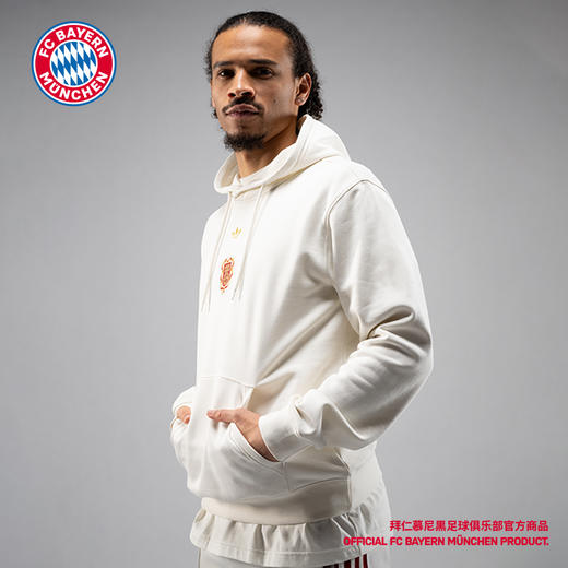 【官网同款】拜仁慕尼黑足球俱乐部 | 125周年连帽男保暖卫衣纪念款 商品图1