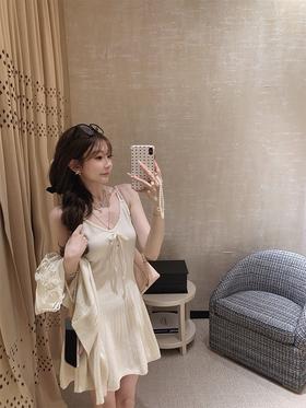 金蘑菇菇 热恋千金 针织三件套/ 100羊毛乖巧少女针织开衫