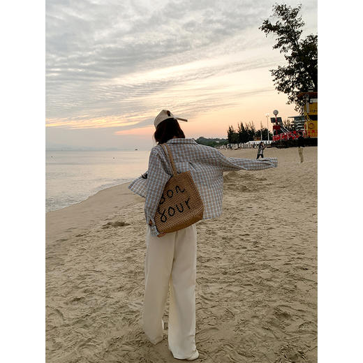 【149元任选2件】现货！复古撞色格子衬衫 商品图5