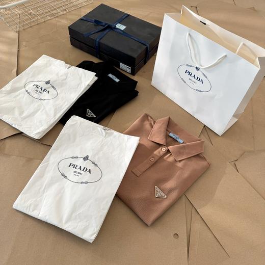 点此购买 普拉达春夏季三角扣女款短袖POLO衫 gz 309719 商品图8