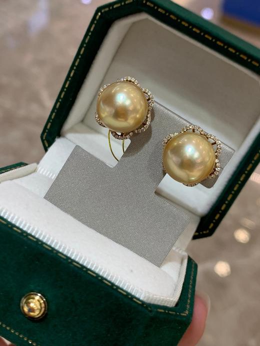 12mm-13mm金珠耳钉 商品图1