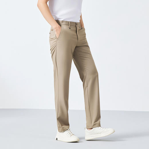 【含莱赛尔】柒牌休闲裤男2025春季新款修身商务通勤上班男款长裤128H73440 商品图1
