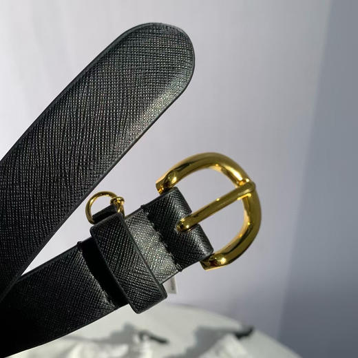 外贸原单拉夫腰带，正面十字纹小牛皮柔软有质感，牛皮腰带，金色扣➕小牛皮带身，2.5×108CM 商品图8