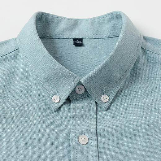 【牛津纺】罗蒙男士夏季短袖衬衫舒适百搭经典纯色简约休闲通勤上班男衬衫 商品图6