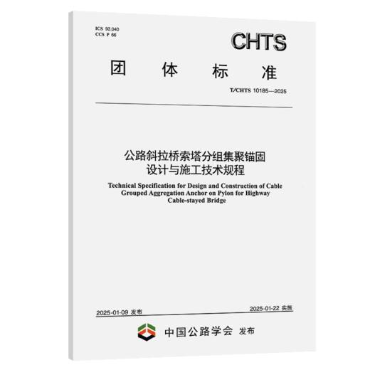 公路斜拉桥索塔分组集聚锚固设计与施工技术规程（T/CHTS 10185—2025） 商品图2
