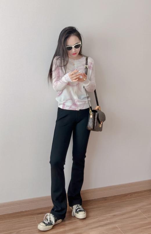 真丝羊绒水溶衫 定位扎染羊绒开衫罩衫 商品图5