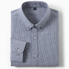 【100棉】罗蒙男士春秋款细格长袖衬衫舒适商务百搭翻领通勤男上班衬衣 商品缩略图1