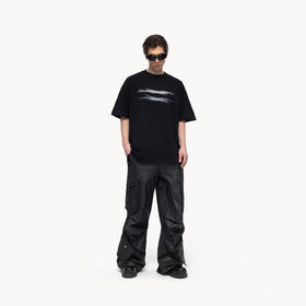 FDR官方店 幻影印花烫钻先锋小众情侣装短袖t恤男女夏季美式上衣