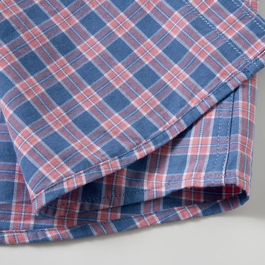 【莱赛尔棉】罗蒙男士长袖格子衬衫经典翻领简约百搭休闲通勤职业衬衫舒适男衬衣 商品图6