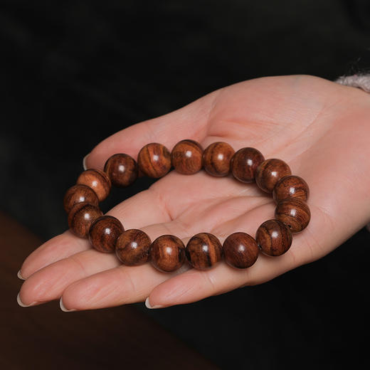 海南黄花紫油梨珠串，百年成材老料 商品图2