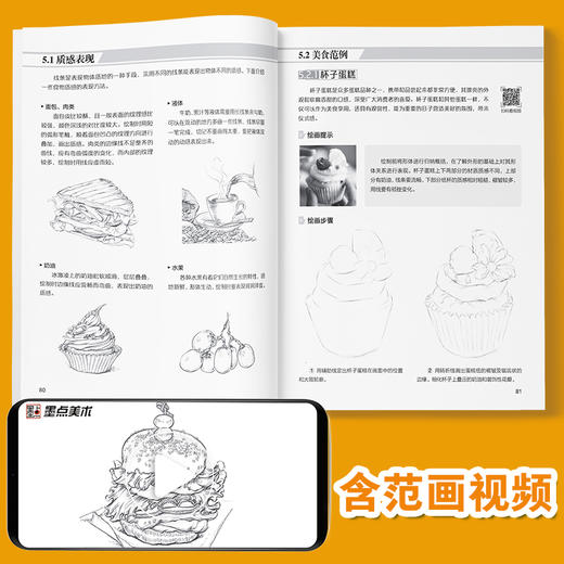 墨点美术素描速写基础入门教程画册书临摹范本初学者零基础自学画画入门教材美术生专用零基础速写一本通铅笔素描临摹画册 商品图11