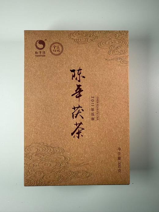 金花姑姑*陈年茯茶 茯砖茶 350克 商品图0
