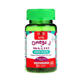 【保税仓】荷柏瑞儿童omega3软糖60粒（新） 60粒/瓶【效期26.4月】
