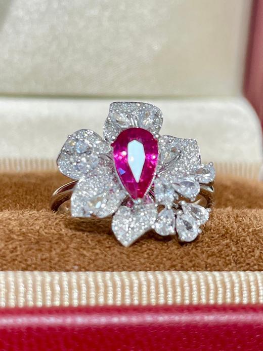 1ct刻面红宝石戒指 商品图2