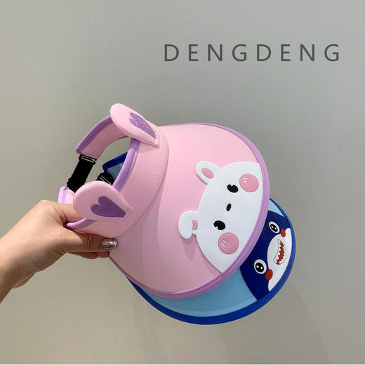 【六一限时秒杀❗️卡通儿童遮阳帽】亲肤轻盈，百搭，佩戴有型俏皮！男女童太阳帽夏季时尚休闲宝宝大檐帽防晒帽子 商品图2