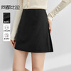 【内购】通勤梨型身材显瘦中腰侧开叉不走光A字短款裤裙-151K57967 商品缩略图0