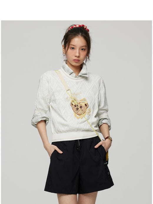 TeenieWeenie小熊卡通毛衣女夏季女毛衫TTKW252306T 商品图0