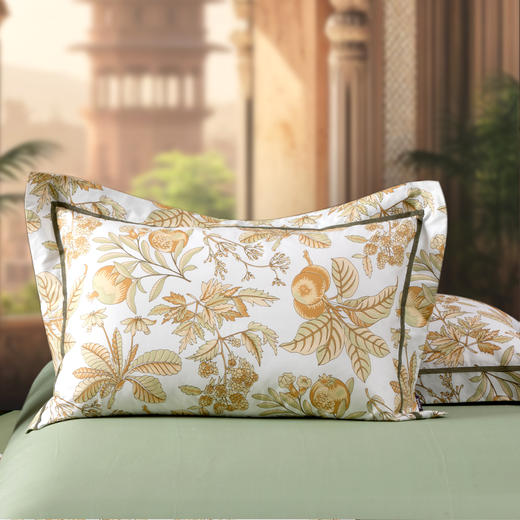 多喜爱 大美新疆果韵系列全棉四件套 榴见开福 【精美刺绣】【织带工艺】【芬纳诺抗菌】【礼盒包装】 商品图4