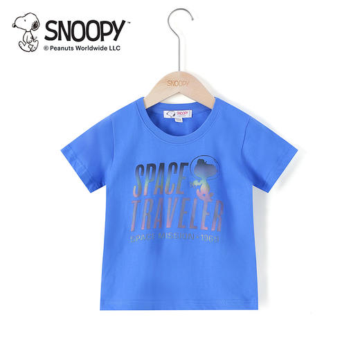 【特价清仓59.9/3件】SNOOPY史努比童装儿童短袖T恤夏季男女童时尚纯棉上衣110-150cm 商品图6