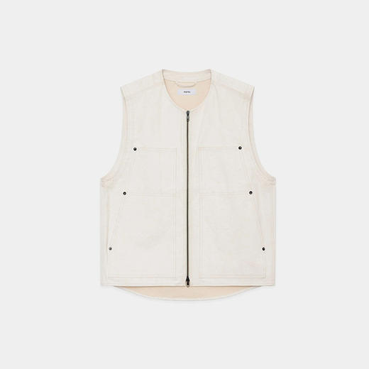 marka ENGINEERED VEST 土耳其有机棉复古工装拉链马甲 商品图3