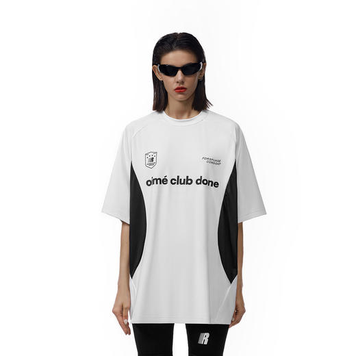 FDR官方店 R字拼接速干短袖t恤男女夏季户外运动宽松球衣训练服 商品图3