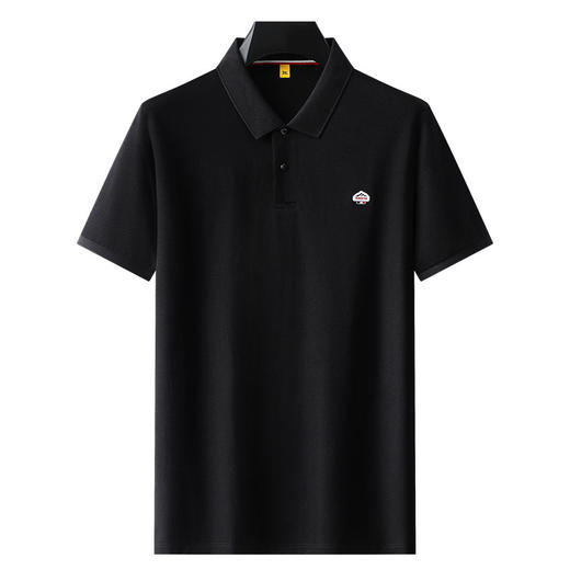 【莫代尔+桑蚕丝+亚麻】【DG】大依优型大码短袖POLO衫体恤莫代尔加肥大码翻领上衣肥佬半袖夏装T恤男士 商品图8