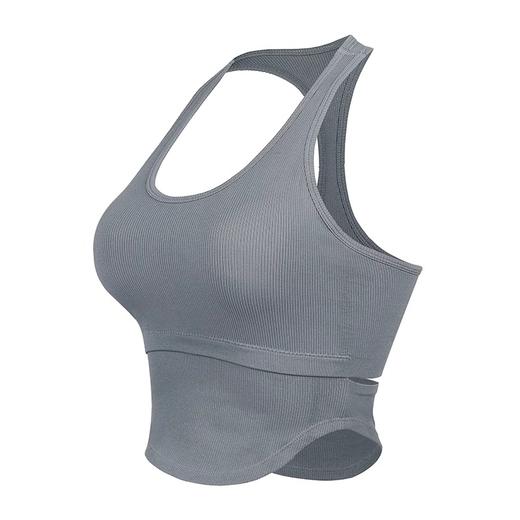 跃牌【美西西系列】假两件运动型健身内衣女美背聚拢跑步速干瑜伽服文胸WX-193 商品图3