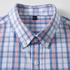 【莱赛尔棉】罗蒙男士经典格子长袖衬衫商务通勤休闲简约透气舒适时尚百搭男衬衣 商品缩略图4