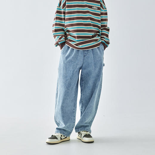 蓝汽水 2025春夏第一波新品多口袋牛仔裤-881B256016JY 商品图1