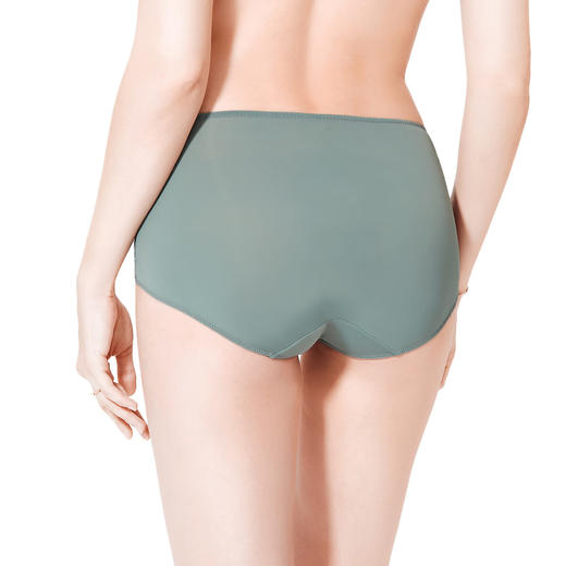 【3F】安莉芳【列维斯蕾丝】女士棉质底裆内裤舒适性感中腰三角裤E13591 商品图2