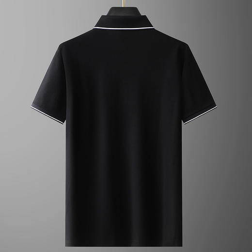 【丝光棉】【DG】大依优型大码短袖polo衫丝光棉加肥加大商务肥佬休闲翻领加大号夏季薄款男士上衣 商品图5