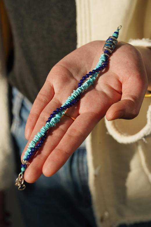 民族民族｜绿松青金手链 商品图8